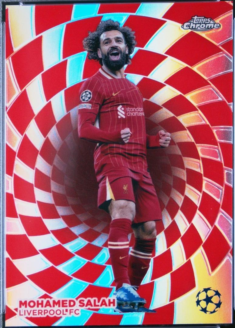 Mohamed Salah #MG-9 Soccer Cards 2024 Topps UEFA Mindgame