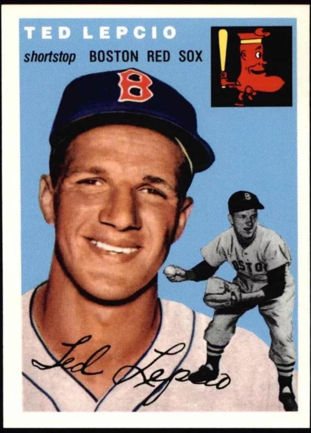 Ted Lepcio #66 Baseball Cards 1994 Topps Archives 1954 Reprint