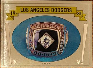 Los Angeles Dodgers 1981