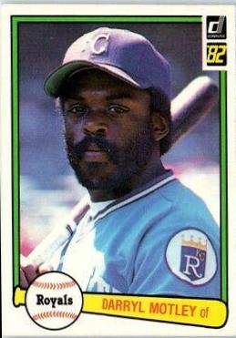 Darryl Motley #390 Baseball Cards 1982 Donruss