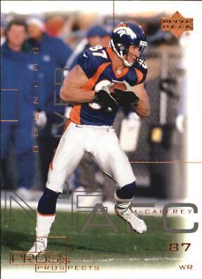 Ed McCaffrey #27 Football Cards 2000 Upper Deck Pros & Prospects