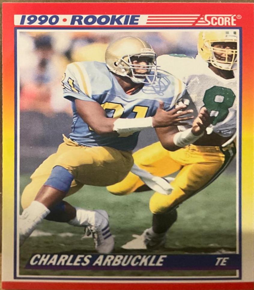 Charles Arbuckle #639 Football Cards 1990 Panini Score