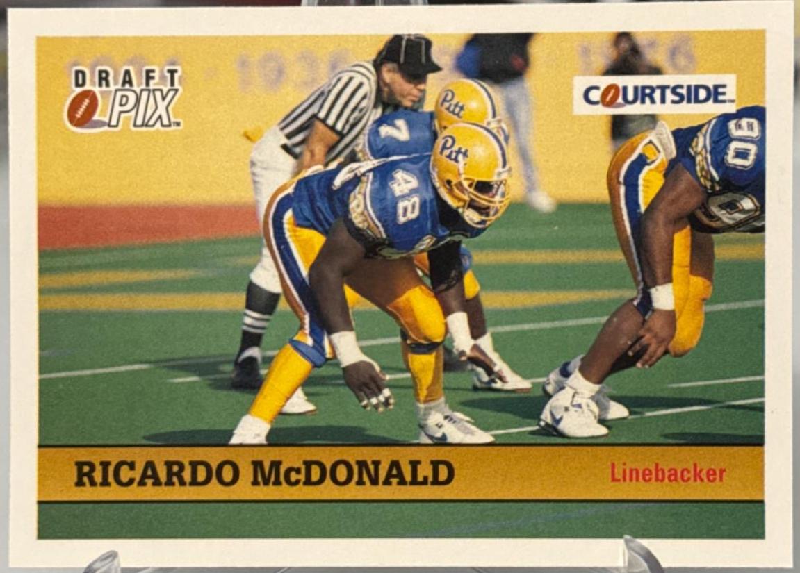 Ricardo McDonald #22 Football Cards 1992 Courtside