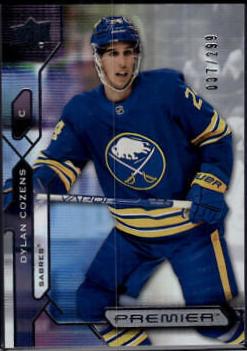 Dylan Cozens #17 Hockey Cards 2021 Upper Deck Premier