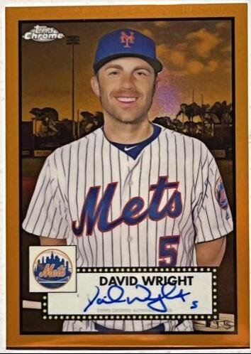 David Wright [Orange Refractor] #PA-DW Prices | 2021 Topps Chrome ...