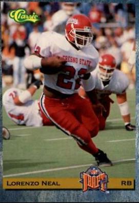 Lorenzo Neal #31 Football Cards 1993 Classic