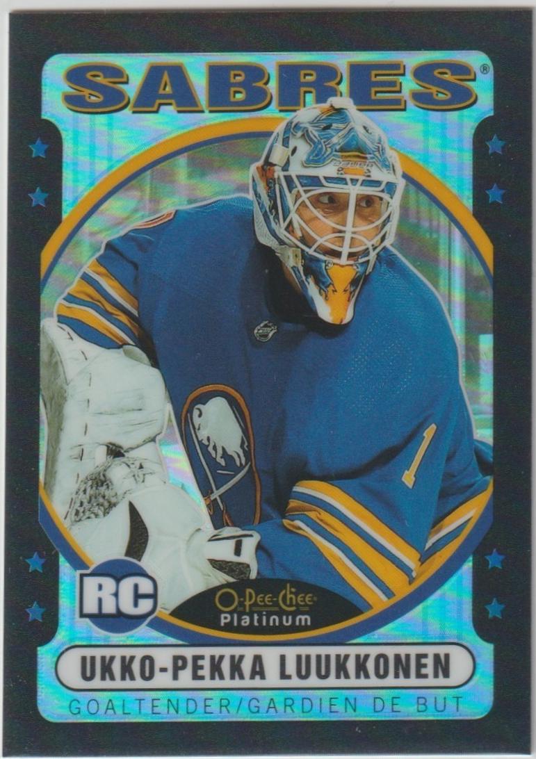 Ukko-Pekka Luukkonen #R-82 2021-22 O-Pee-Chee Platinum Hockey Retro