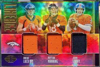 Drew Lock, John Elway #4 Football Cards 2019 Panini Illusions
