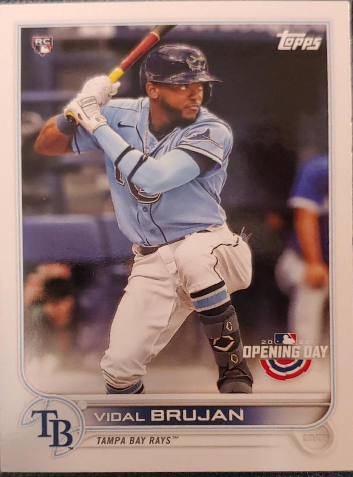 Vidal Brujan #39 Baseball Cards 2022 Topps Opening Day