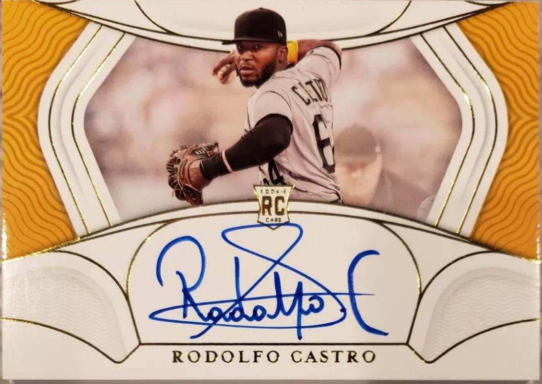 Rodolfo Castro #RSJMB-RC Baseball Cards 2022 Panini National Treasures Rookie Signature Jumbo Material Booklet