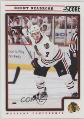 Brent Seabrook #125 Hockey Cards 2012 Score