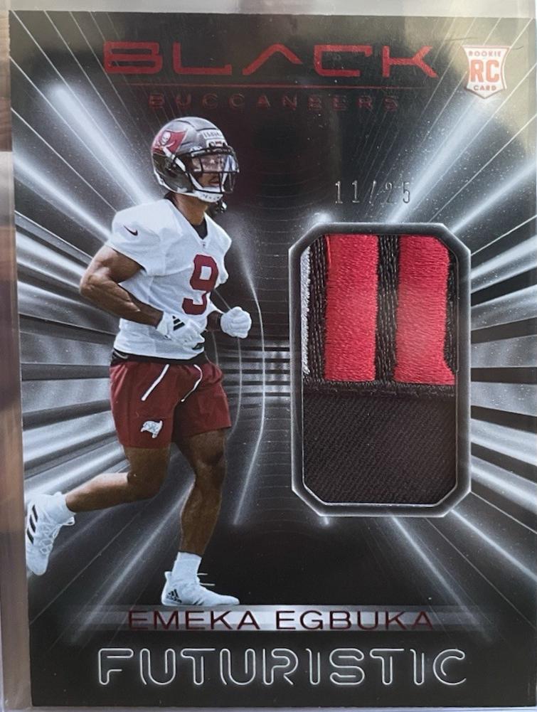 Emeka Egbuka #23 2025 Panini Black Futuristic Football