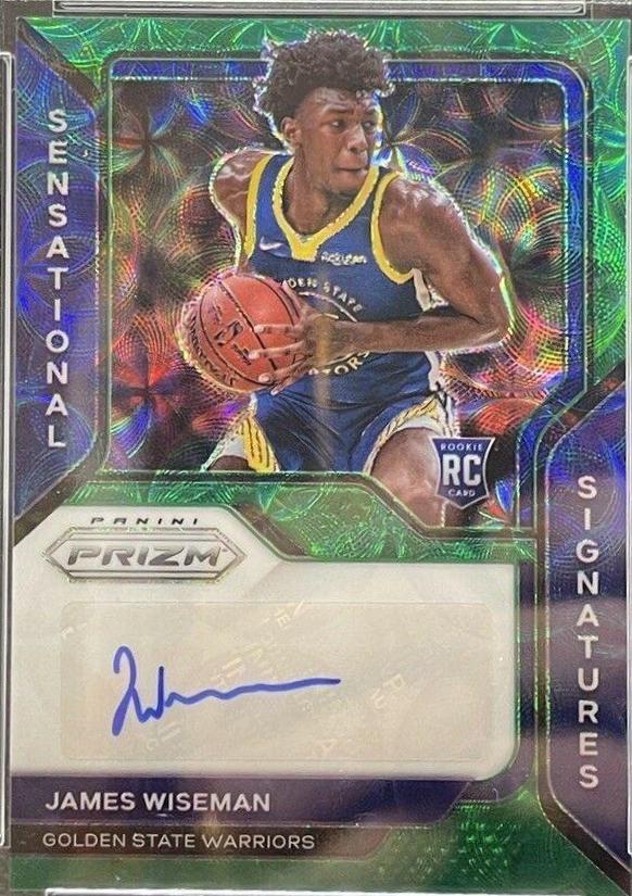 James Wiseman [Choice Green Prizm] #SS-JWS