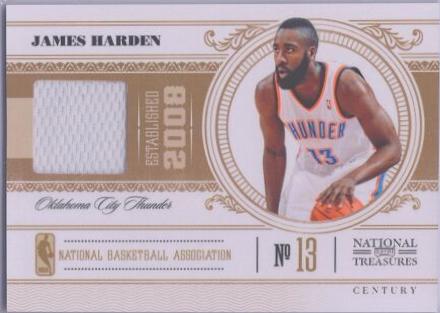 James Harden #70 2010 Panini National Treasures Basketball