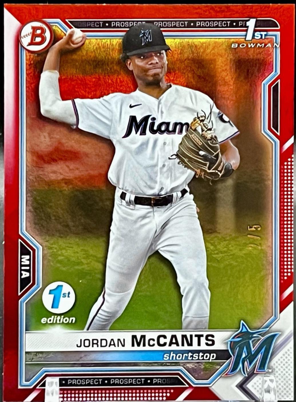 Jordan McCants [Red Foil] #BD-26