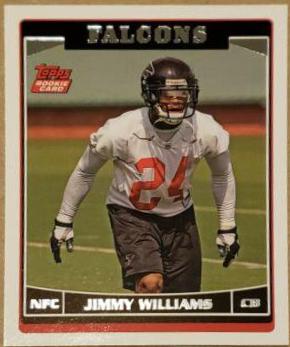 Jimmy Williams #345 Football Cards 2006 Topps