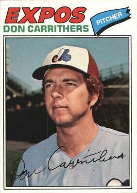 Don Carrithers #18 Baseball Cards 1977 O Pee Chee