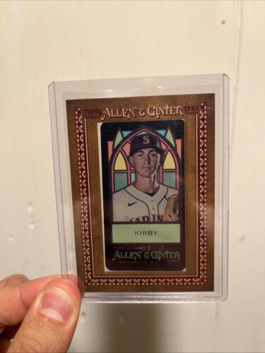 George Kirby #41 Baseball Cards 2024 Topps Allen & Ginter Stained Glass Mini