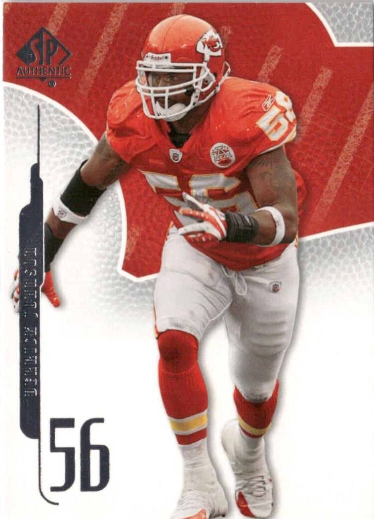 Derrick Johnson #42 Football Cards 2008 SP Authentic