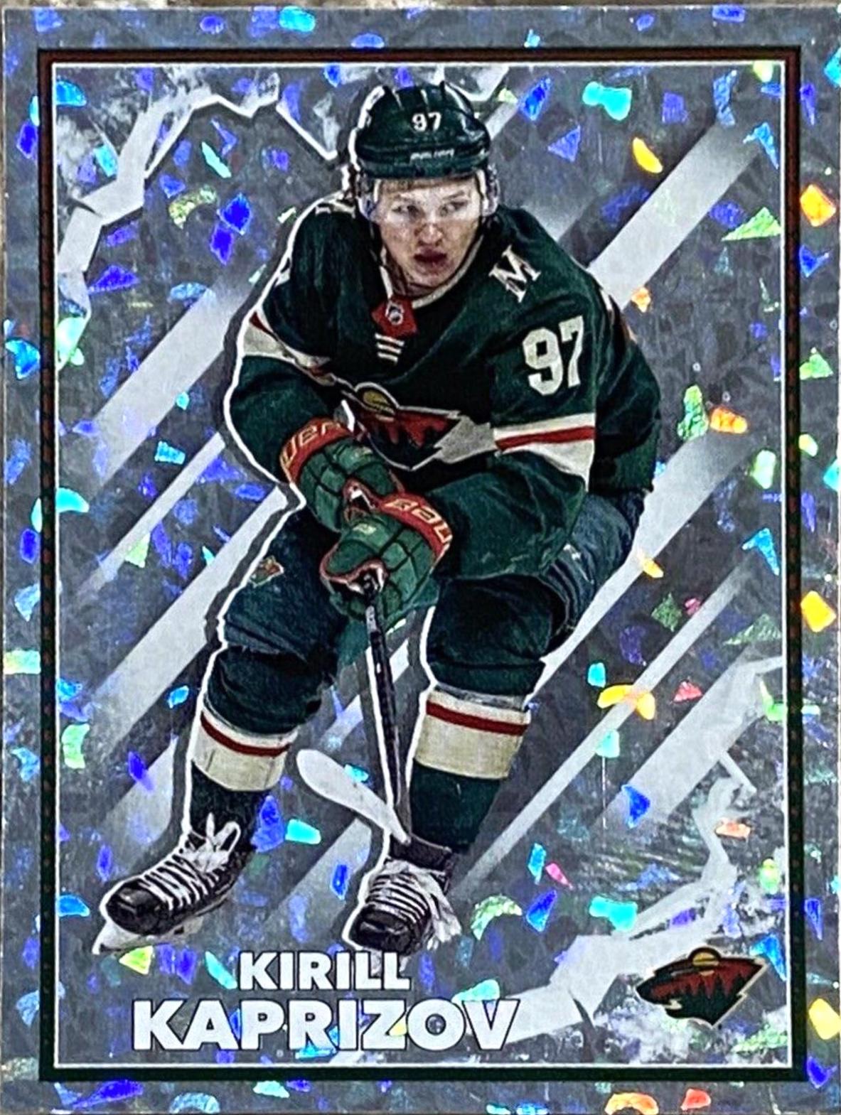 Kirill Kaprizov #242 Hockey Cards 2022 Topps NHL Sticker
