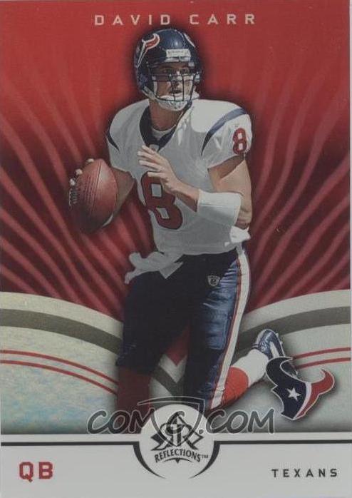 David Carr #36 2005 Upper Deck Reflections Football