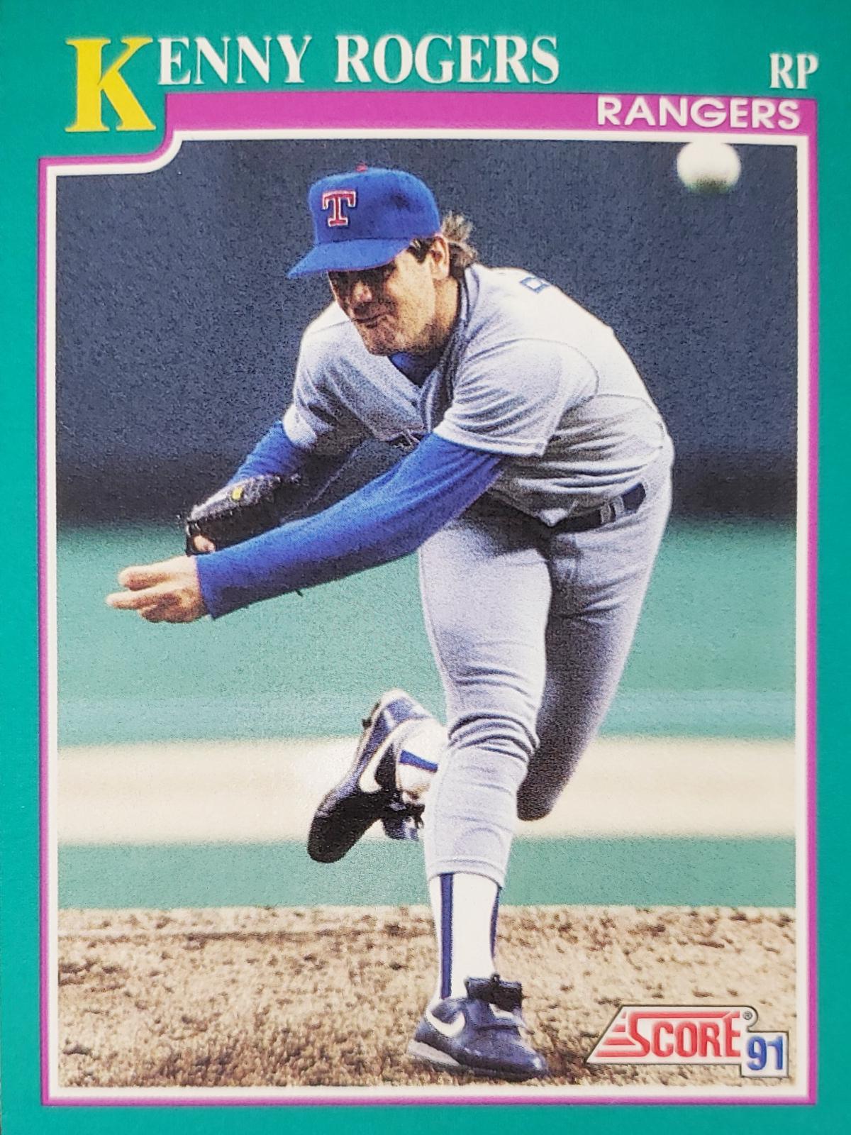 Kenny Rogers #155 Baseball Cards 1991 Score