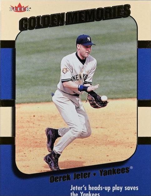 Derek Jeter #2GM Baseball Cards 2002 Fleer Golden Memories