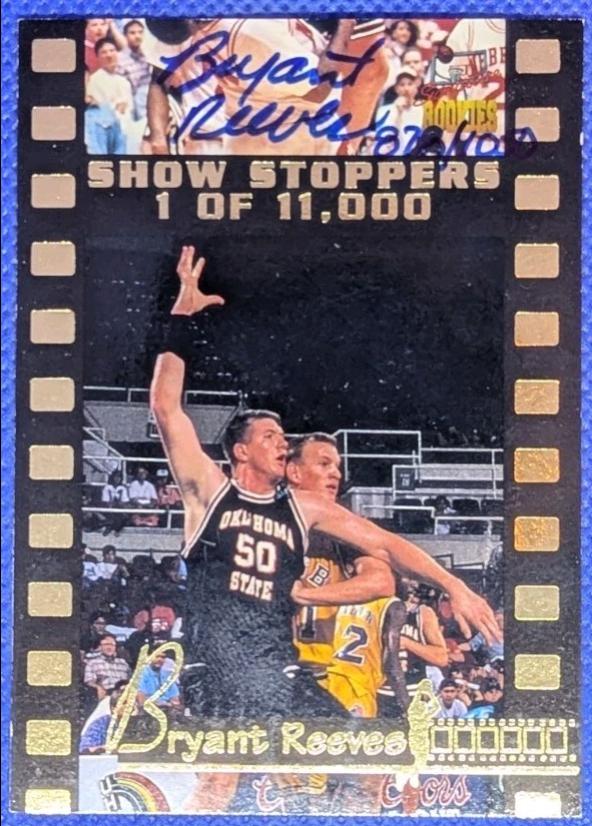 Bryant Reeves #B4 1995 Signature Rookies Show Stoppers Basketball