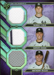 Gerrit Cole / Anthony Rizzo / Aaron Judge