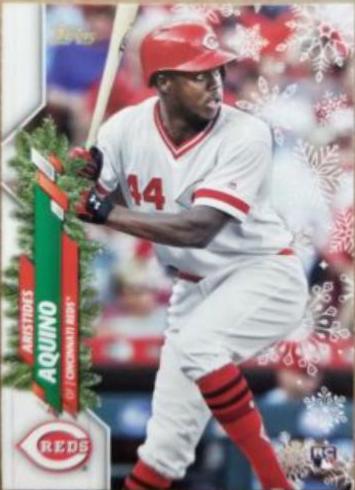 Aristides Aquino #HW98 Baseball Cards 2020 Topps Holiday