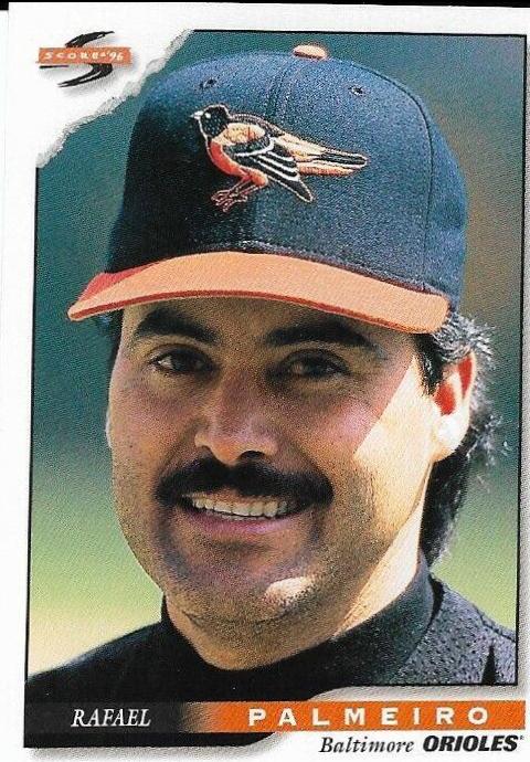 Rafael Palmeiro #31 Baseball Cards 1996 Score