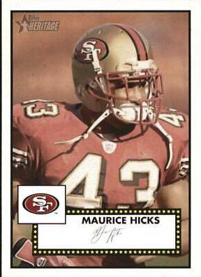 Maurice Hicks #346 Football Cards 2006 Topps Heritage