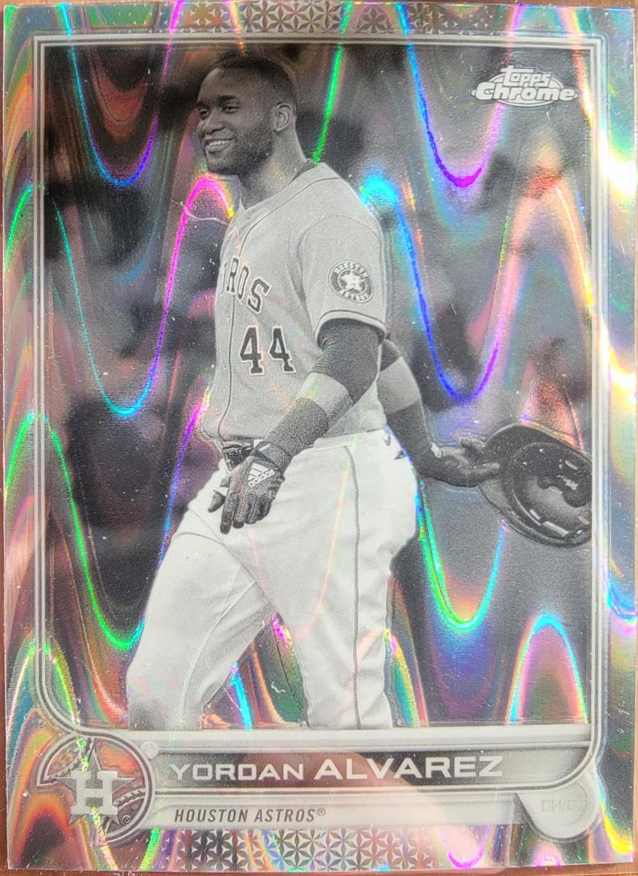 Yordan Alvarez #180 2022 Topps Chrome Sonic Baseball