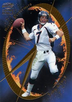John Elway #5 Football Cards 1998 Pacific Crown Royale Master Performers
