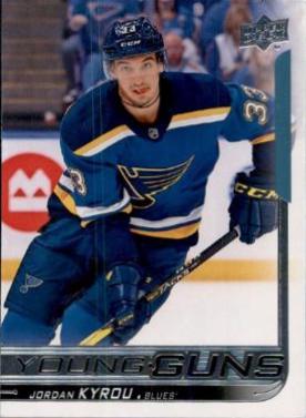 Jordan Kyrou #241 Hockey Cards 2018 Upper Deck