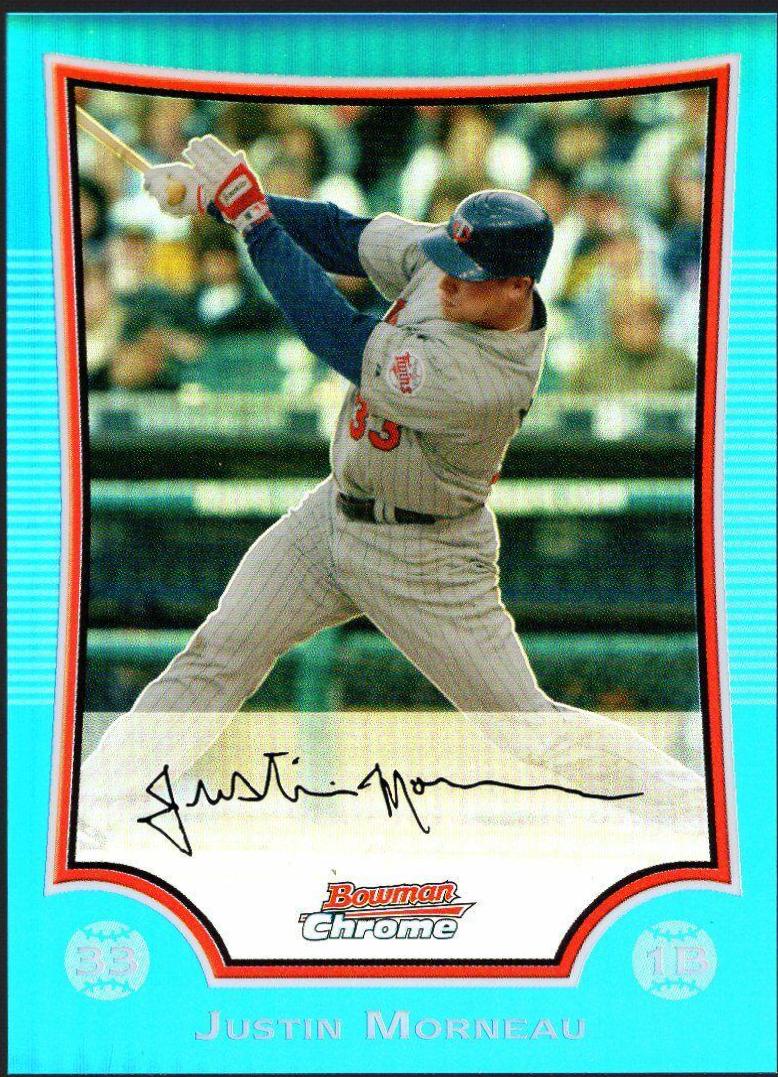 Justin Morneau [Blue Refractor] #11
