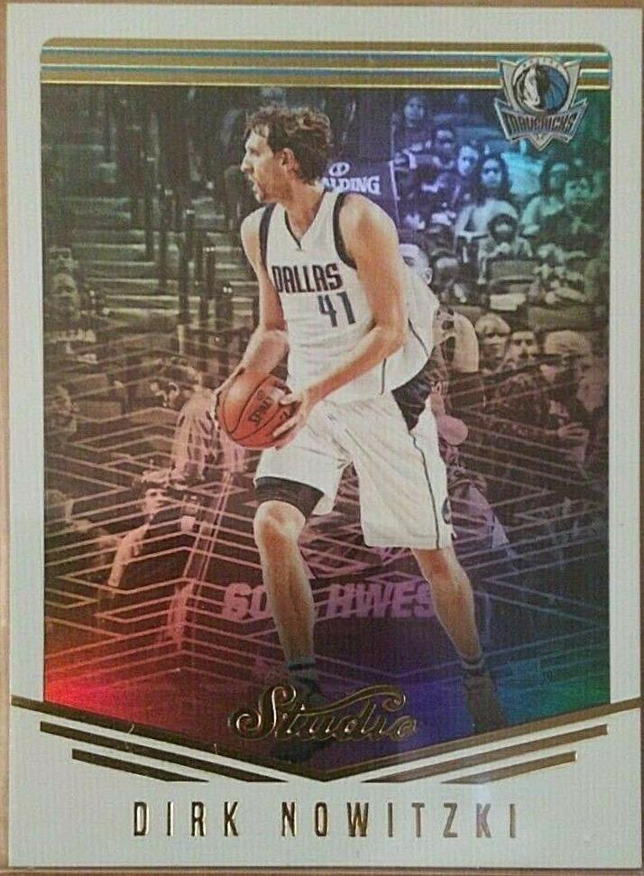 Dirk Nowitzki #9 Basketball Cards 2016 Panini Studio