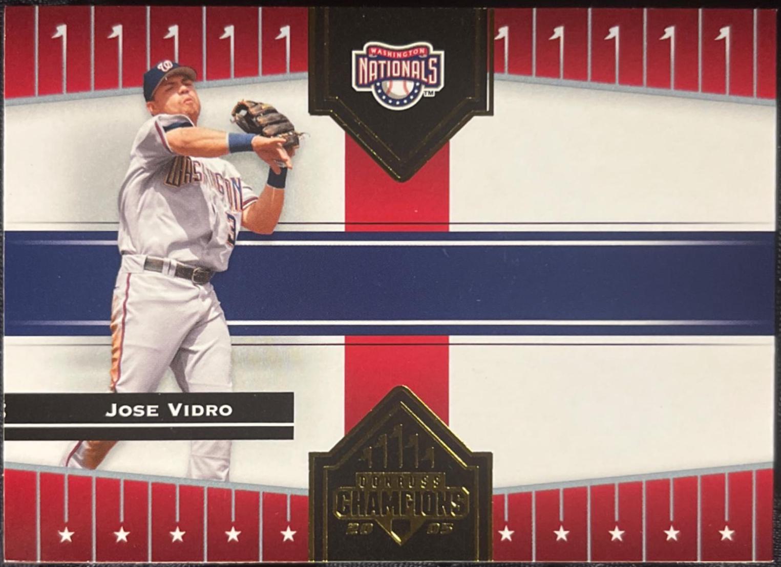 Jose Vidro #65 Baseball Cards 2005 Donruss Champions