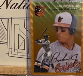 Cal Ripken Jr. [Orange Wave Refractor] #448