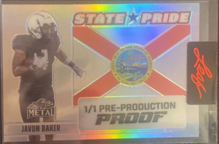 Javon Baker [Red Wave] #SP-JB1