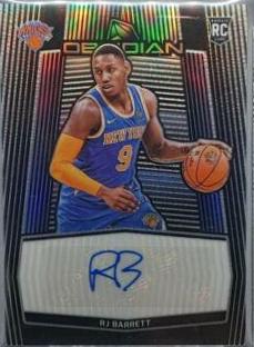 RJ Barrett #RA-RJB Basketball Cards 2019 Panini Obsidian Rookie Autographs