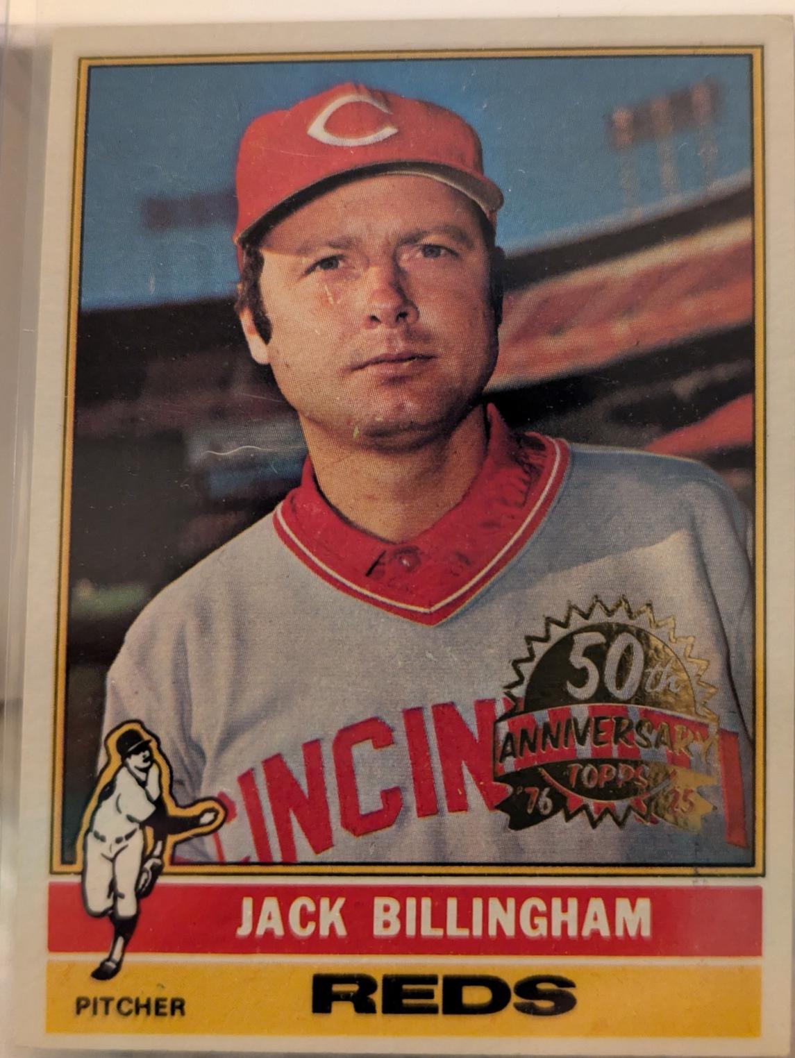 Jack Billingham #155 2025 Topps Heritage 50th Anniversary Buybacks Baseball
