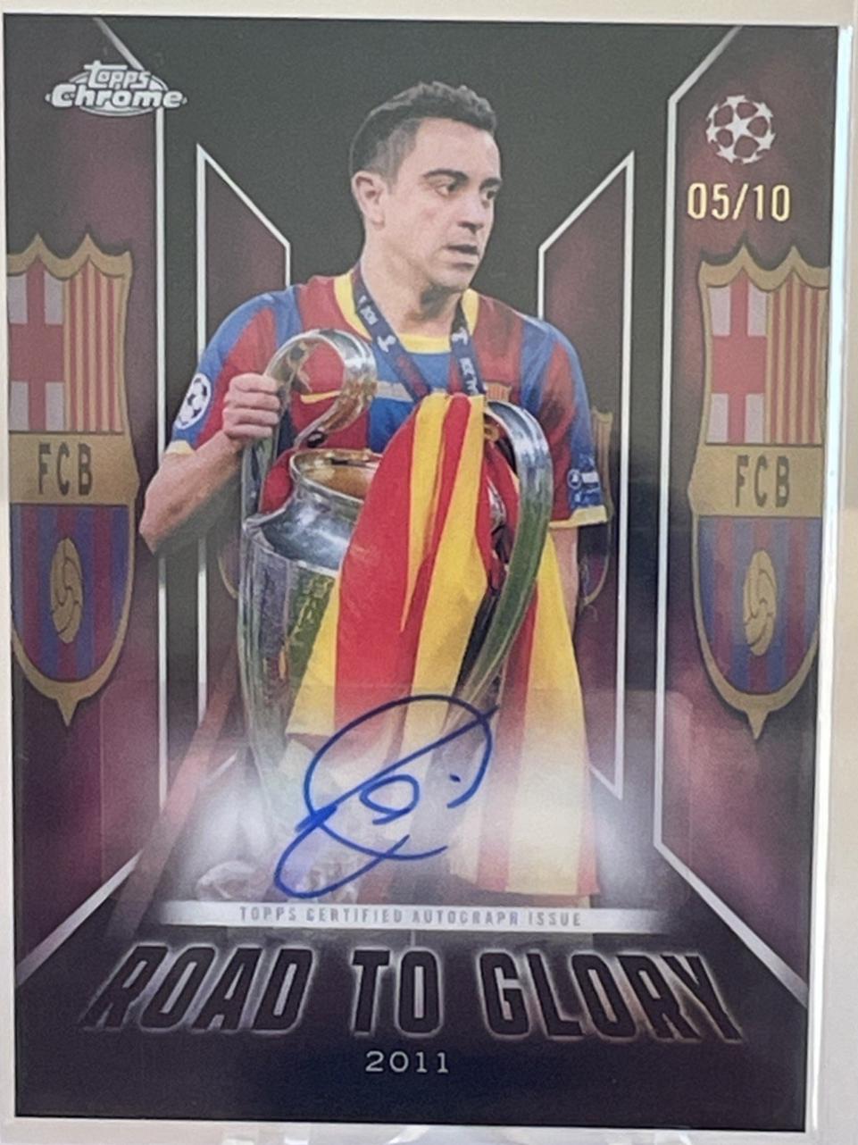 Xavi Hernandez [Black] #RTG-XH Prices | 2025 Topps Chrome UEFA Road to ...