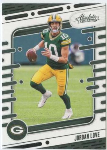 Jordan Love #37 Football Cards 2024 Panini Absolute