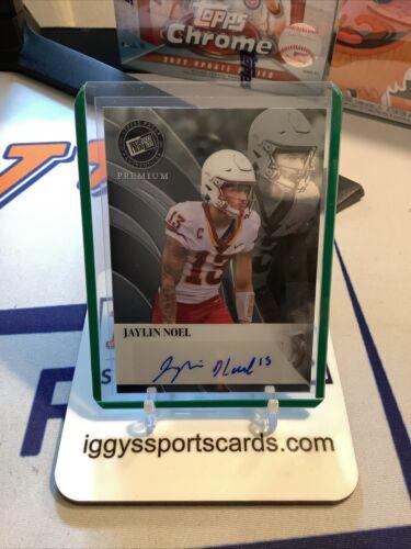 Jaylin Noel #RA-JN2 2024 Press Pass Premium Retro Autograph Football
