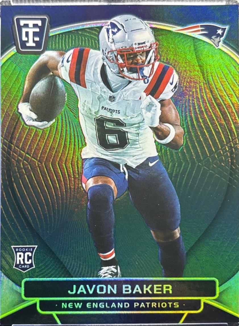 Javon Baker [Mirror Platinum Green] #136