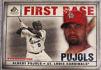 Albert Pujols #3 Baseball Cards 2008 SP Legendary Cuts
