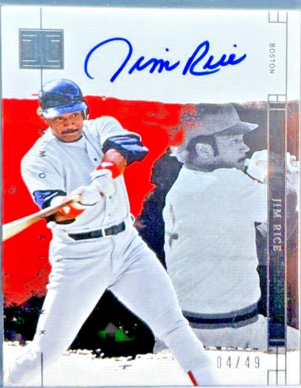 Jim Rice #10 Baseball Cards 2024 Panini Impeccable Immortal Ink