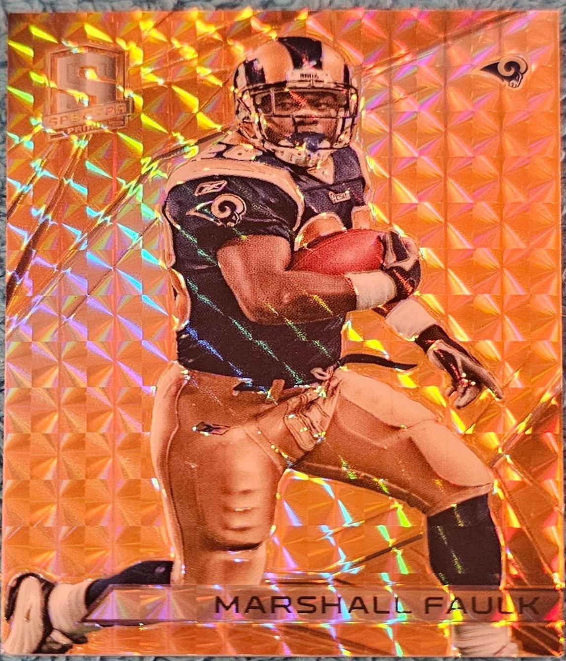 Marshall Faulk [Rams Neon Orang] #78
