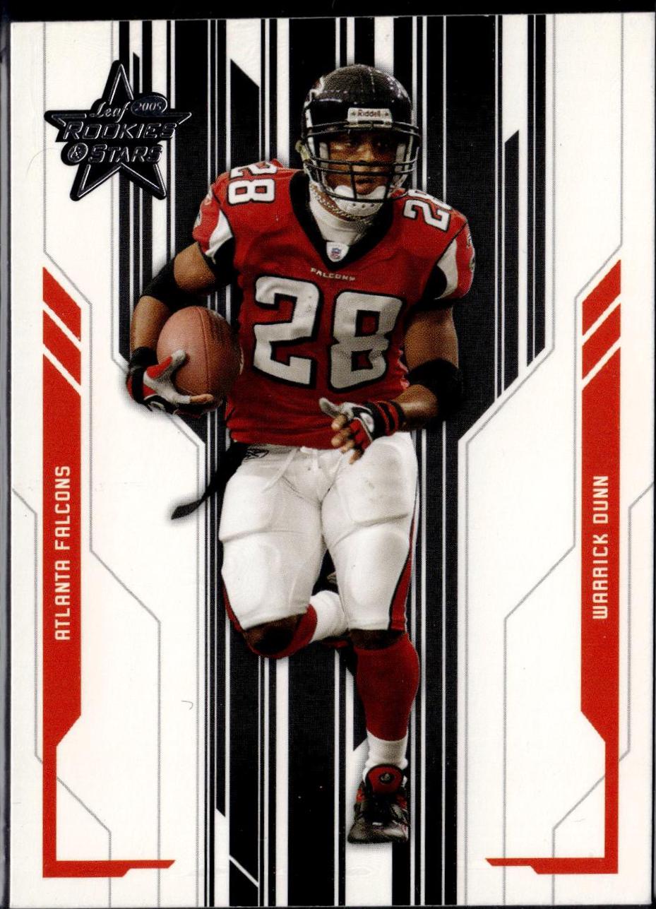 Warrick Dunn #6 Football Cards 2005 Leaf Rookies & Stars